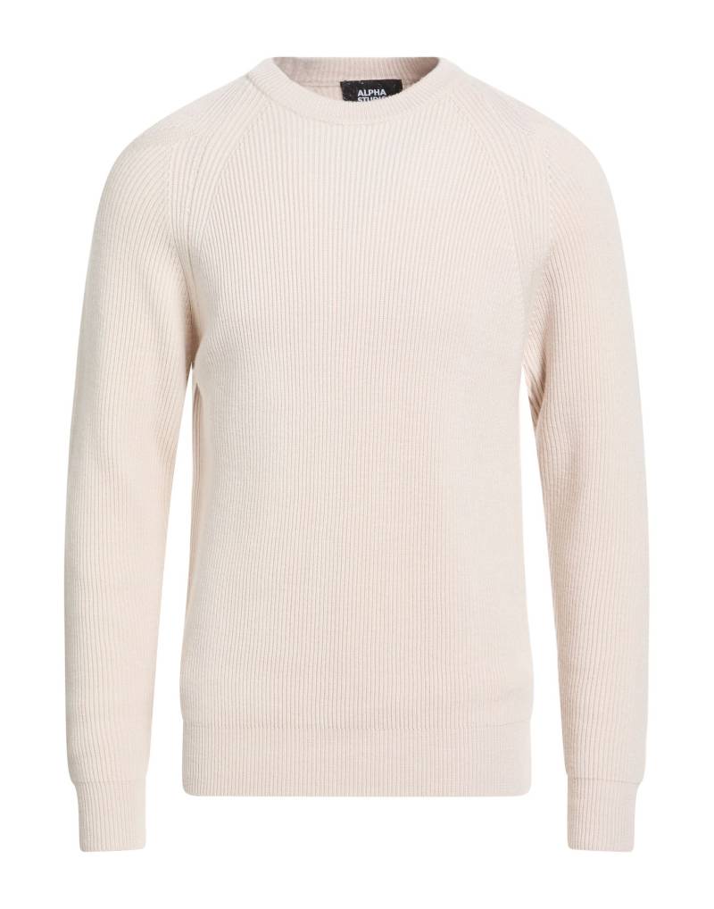 ALPHA STUDIO Pullover Herren Elfenbein von ALPHA STUDIO