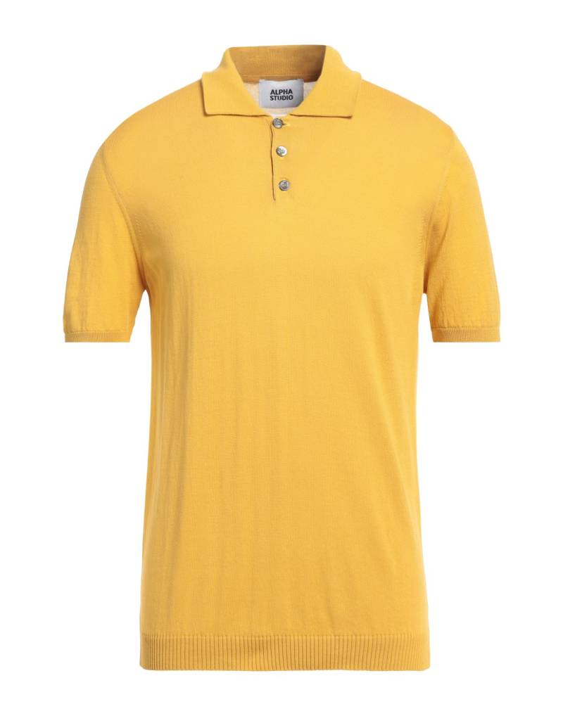 ALPHA STUDIO Pullover Herren Gelb von ALPHA STUDIO