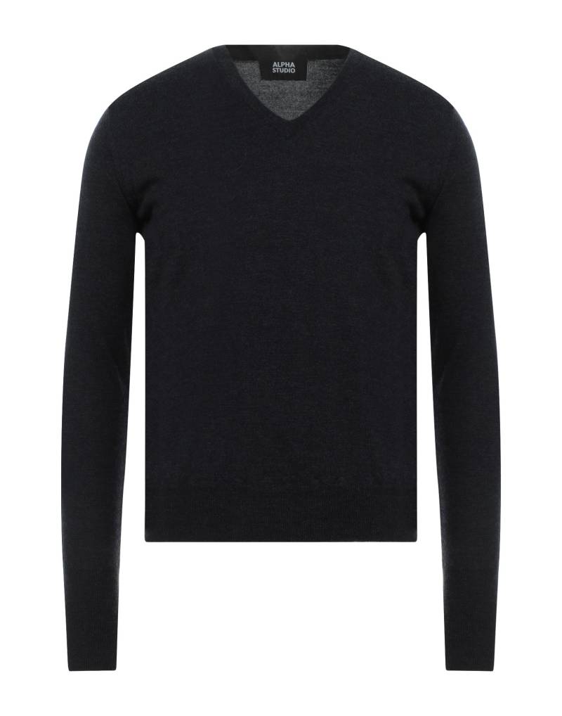 ALPHA STUDIO Pullover Herren Braungrau von ALPHA STUDIO