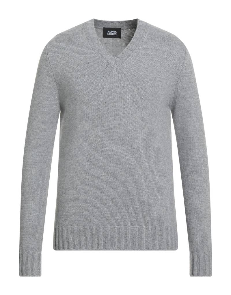 ALPHA STUDIO Pullover Herren Grau von ALPHA STUDIO