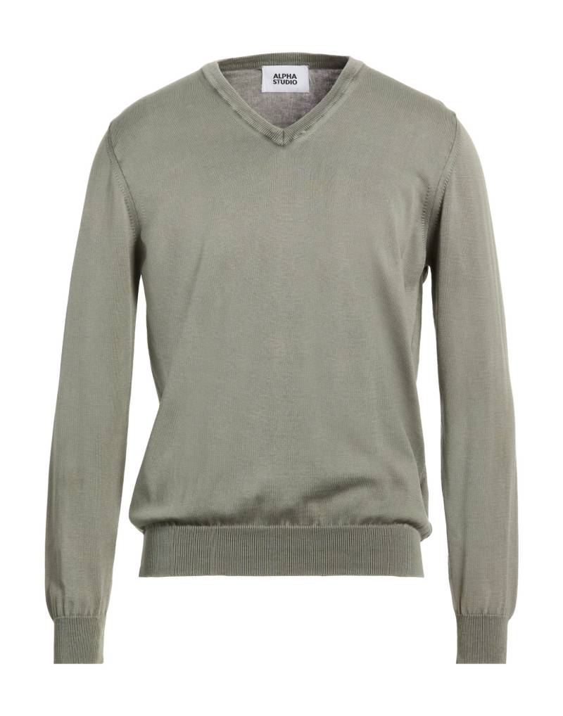 ALPHA STUDIO Pullover Herren Grau von ALPHA STUDIO