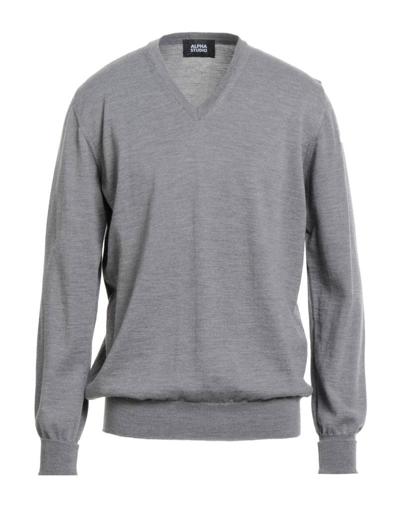 ALPHA STUDIO Pullover Herren Grau von ALPHA STUDIO
