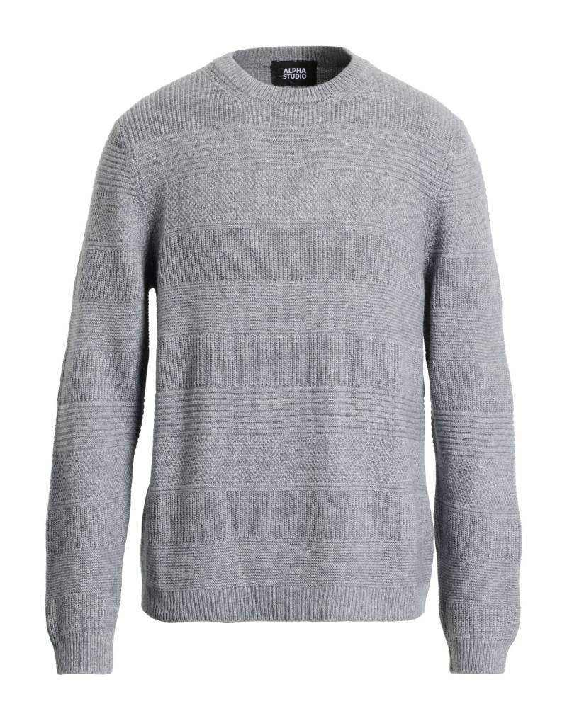 ALPHA STUDIO Pullover Herren Grau von ALPHA STUDIO