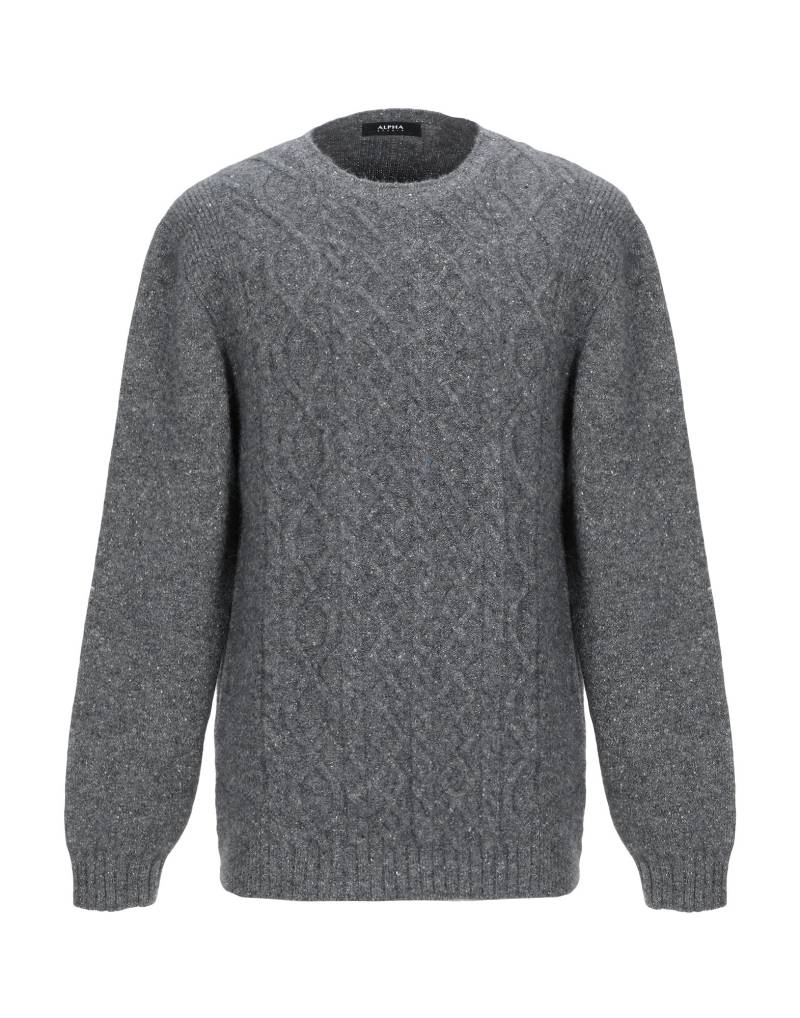ALPHA STUDIO Pullover Herren Grau von ALPHA STUDIO