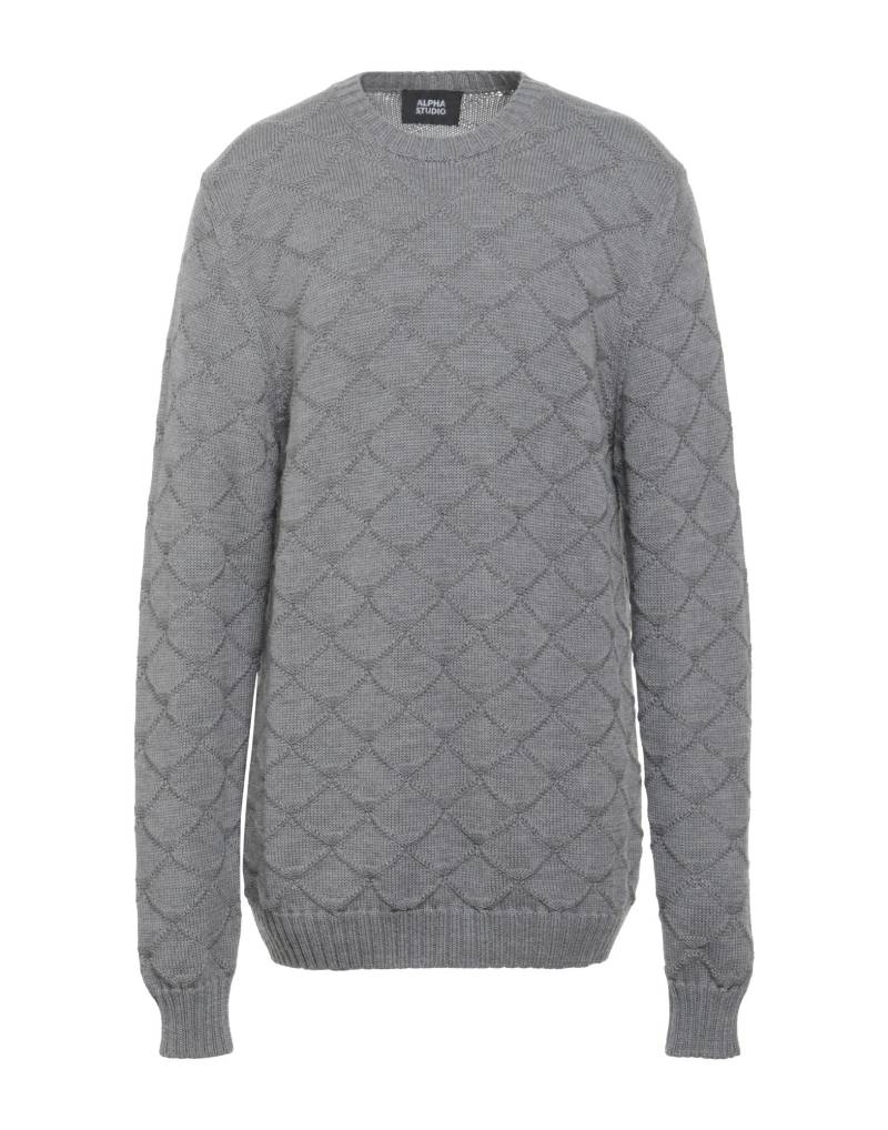 ALPHA STUDIO Pullover Herren Grau von ALPHA STUDIO