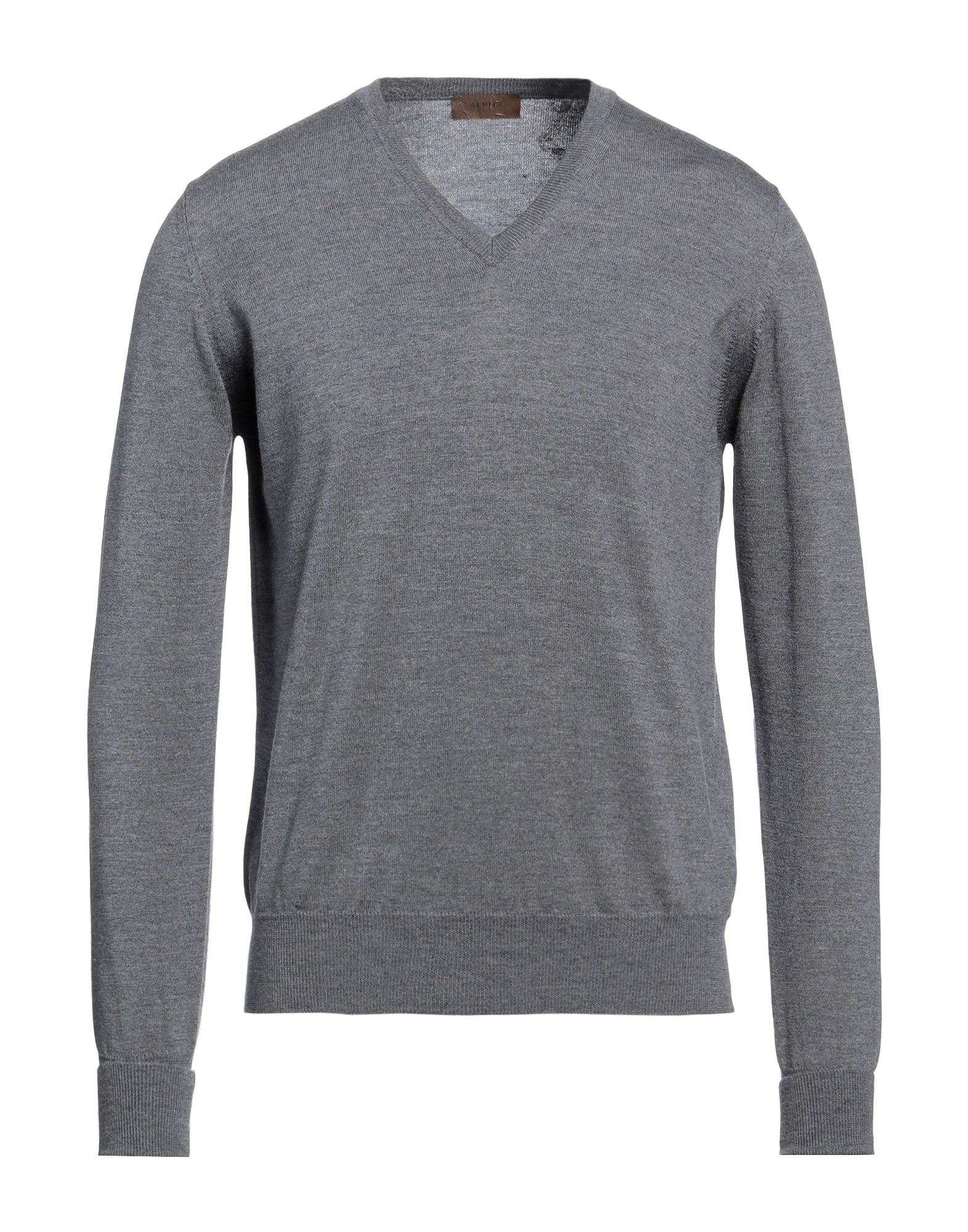 ALPHA STUDIO Pullover Herren Grau von ALPHA STUDIO