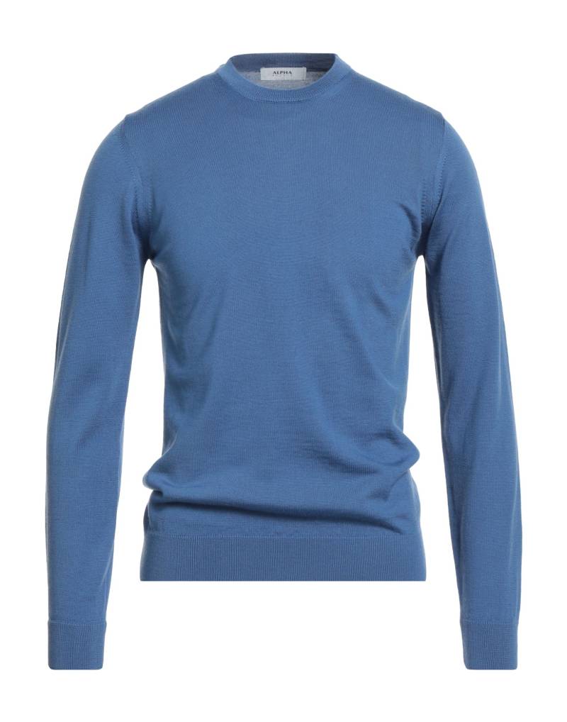 ALPHA STUDIO Pullover Herren Hellblau von ALPHA STUDIO