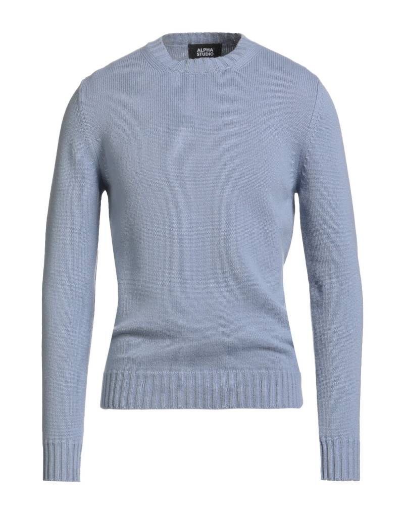 ALPHA STUDIO Pullover Herren Hellblau von ALPHA STUDIO
