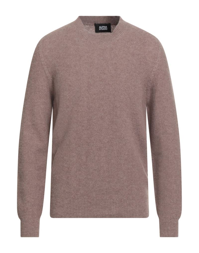 ALPHA STUDIO Pullover Herren Hellbraun von ALPHA STUDIO