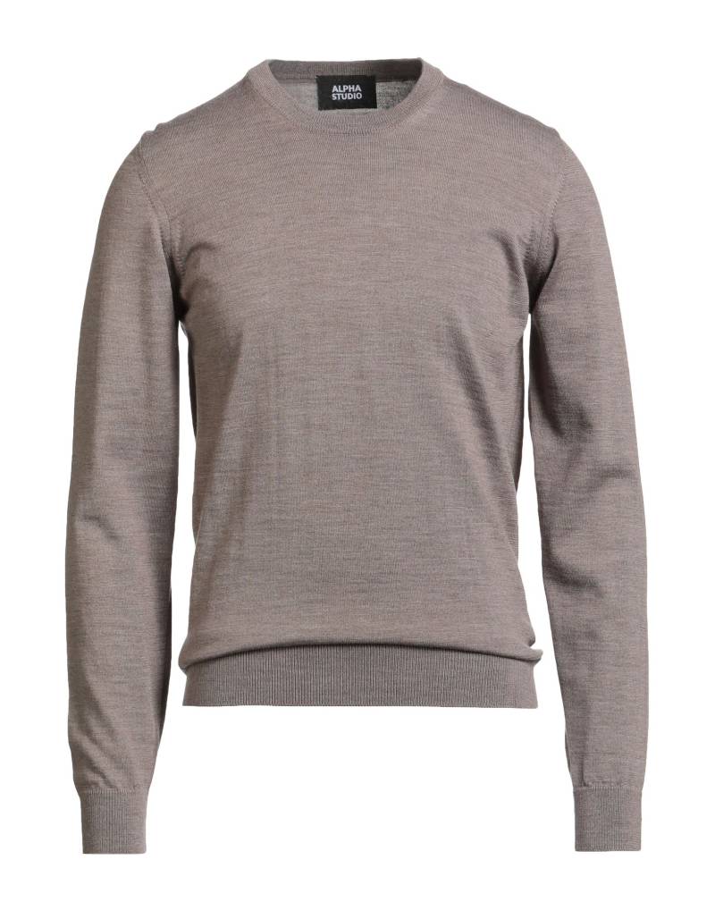 ALPHA STUDIO Pullover Herren Hellbraun von ALPHA STUDIO