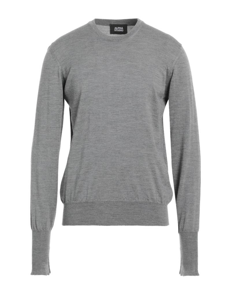ALPHA STUDIO Pullover Herren Hellgrau von ALPHA STUDIO