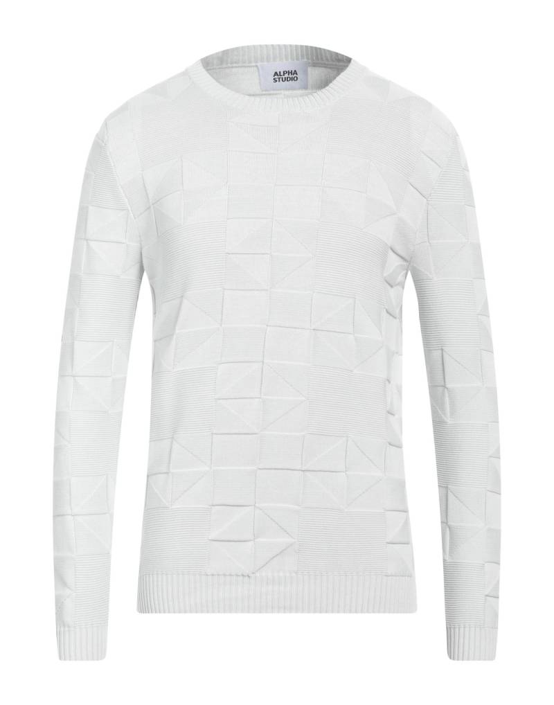 ALPHA STUDIO Pullover Herren Hellgrau von ALPHA STUDIO