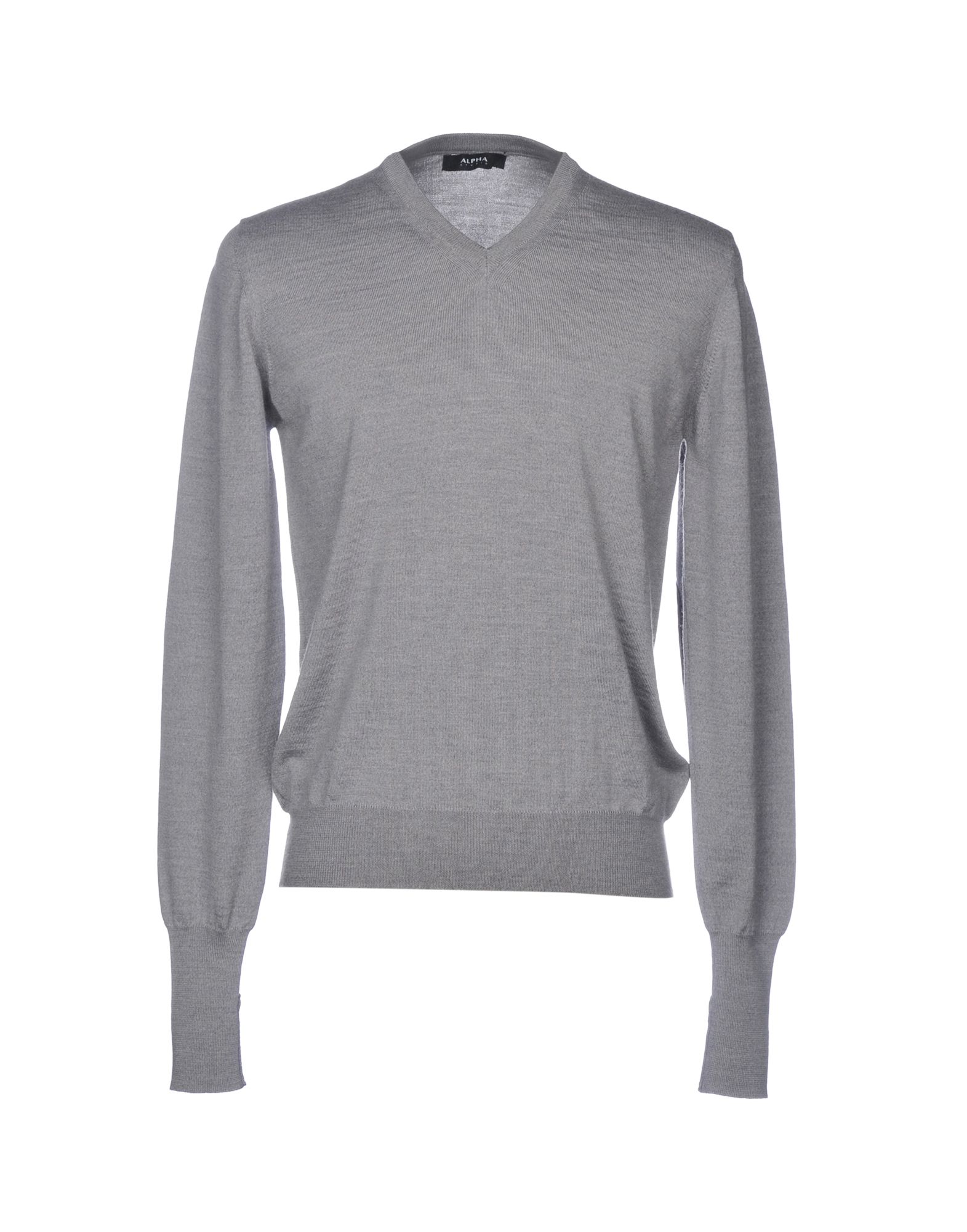 ALPHA STUDIO Pullover Herren Hellgrau von ALPHA STUDIO