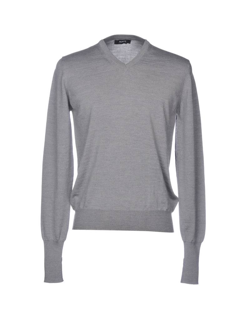 ALPHA STUDIO Pullover Herren Hellgrau von ALPHA STUDIO