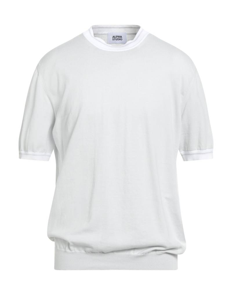 ALPHA STUDIO Pullover Herren Hellgrau von ALPHA STUDIO