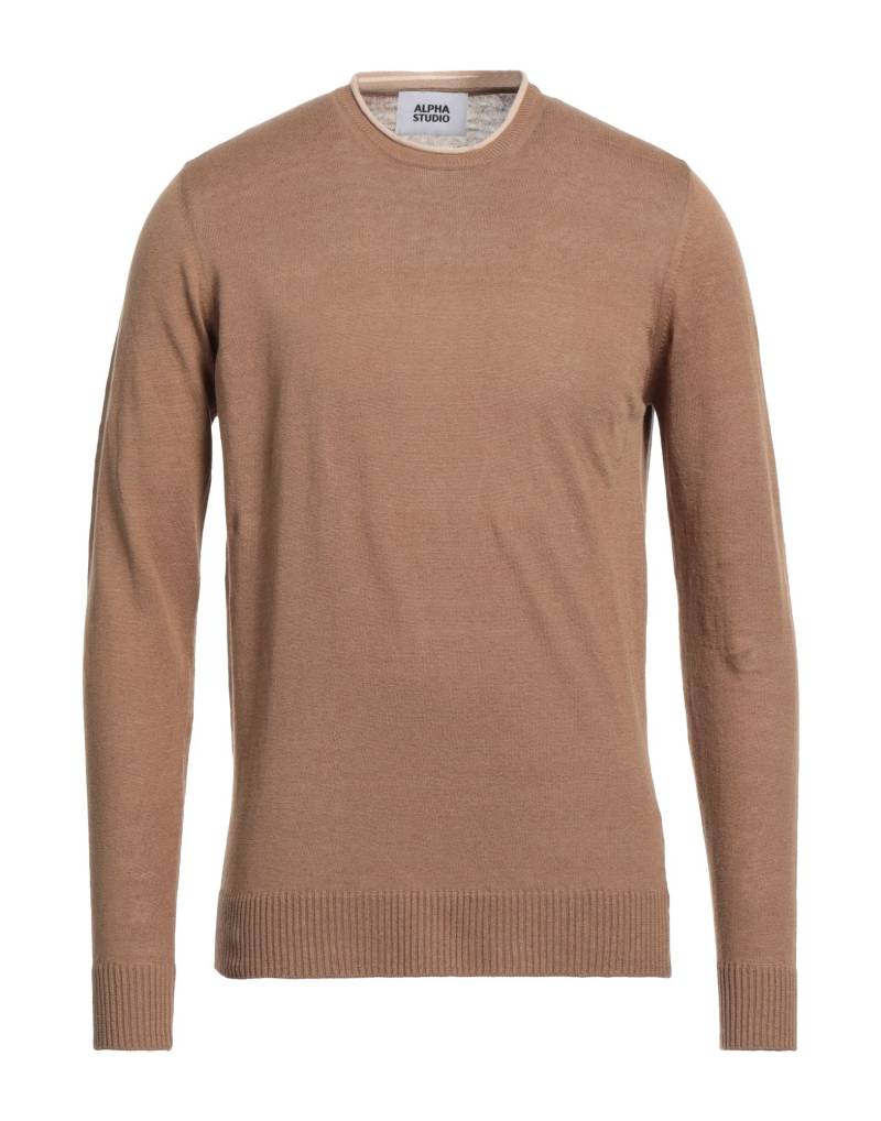 ALPHA STUDIO Pullover Herren Kamel von ALPHA STUDIO