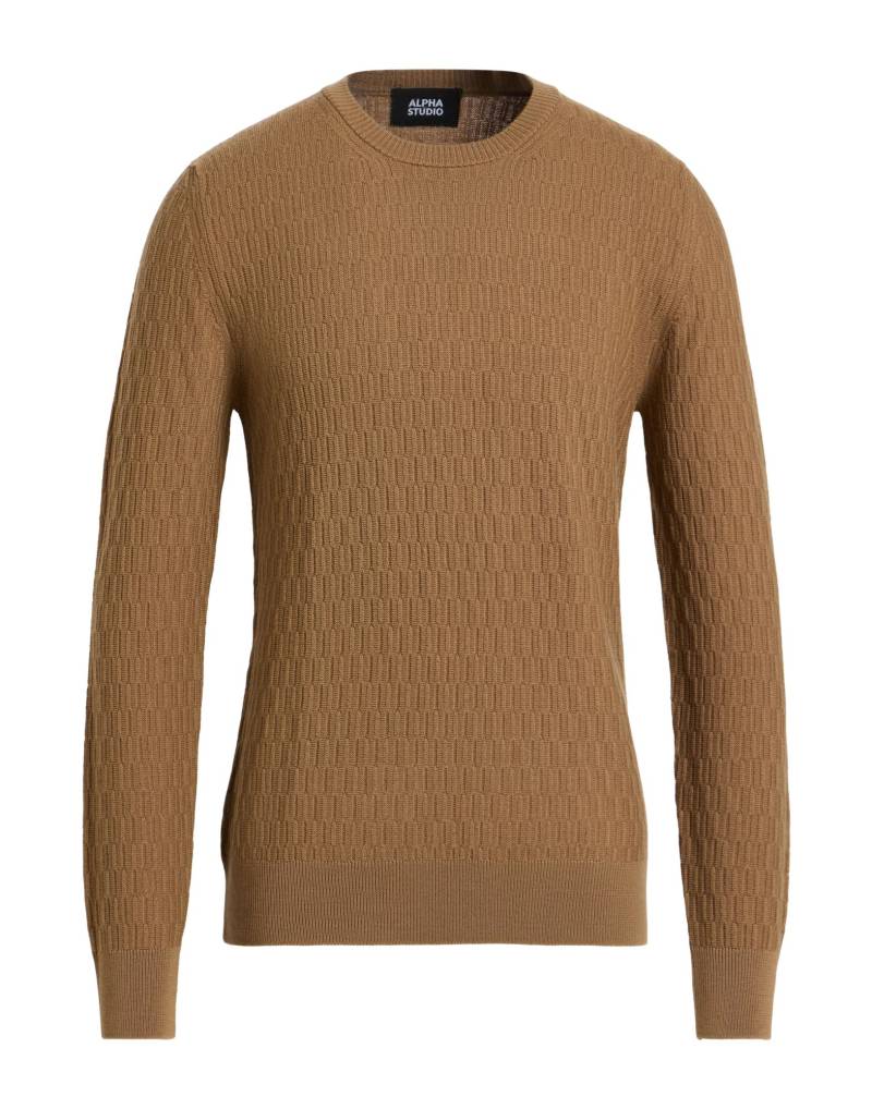 ALPHA STUDIO Pullover Herren Kamel von ALPHA STUDIO