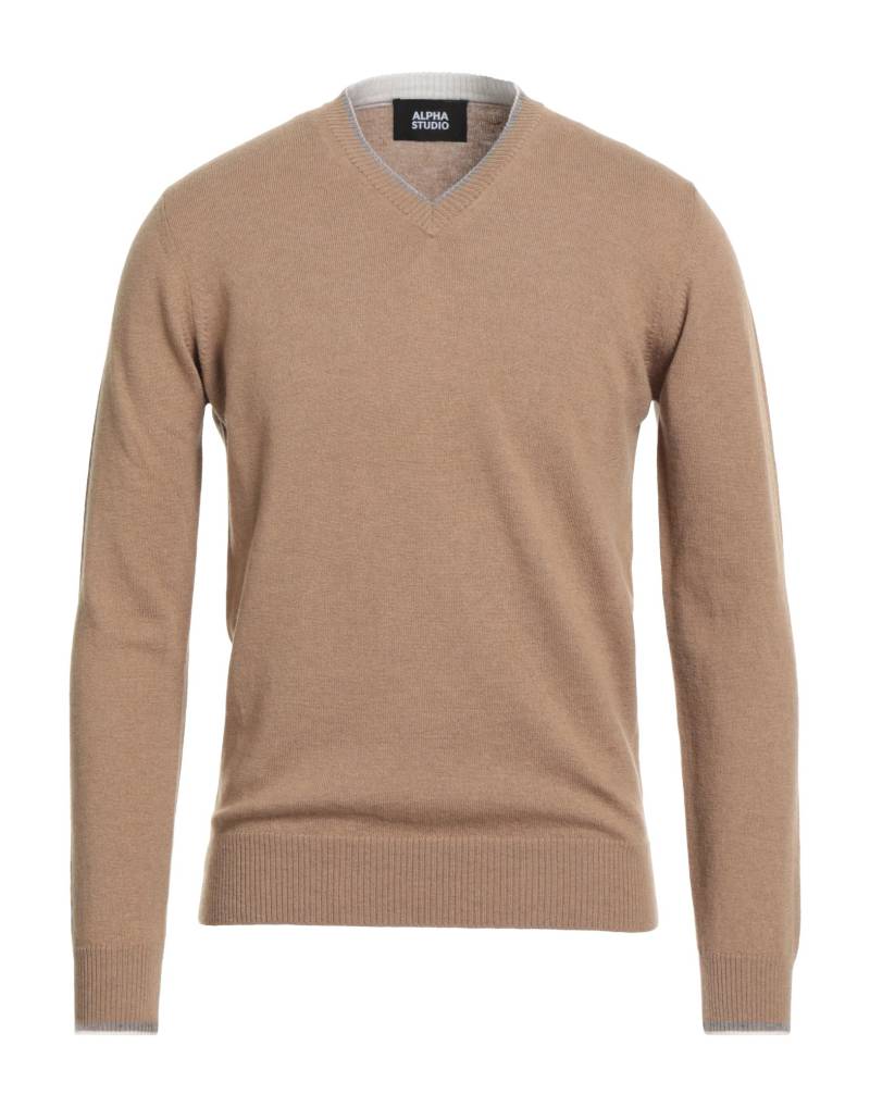 ALPHA STUDIO Pullover Herren Kamel von ALPHA STUDIO