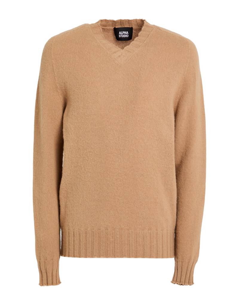 ALPHA STUDIO Pullover Herren Kamel von ALPHA STUDIO