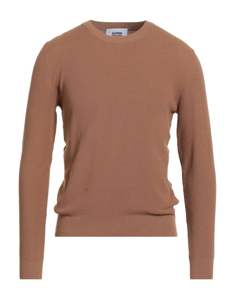 ALPHA STUDIO Pullover Herren Kamel von ALPHA STUDIO