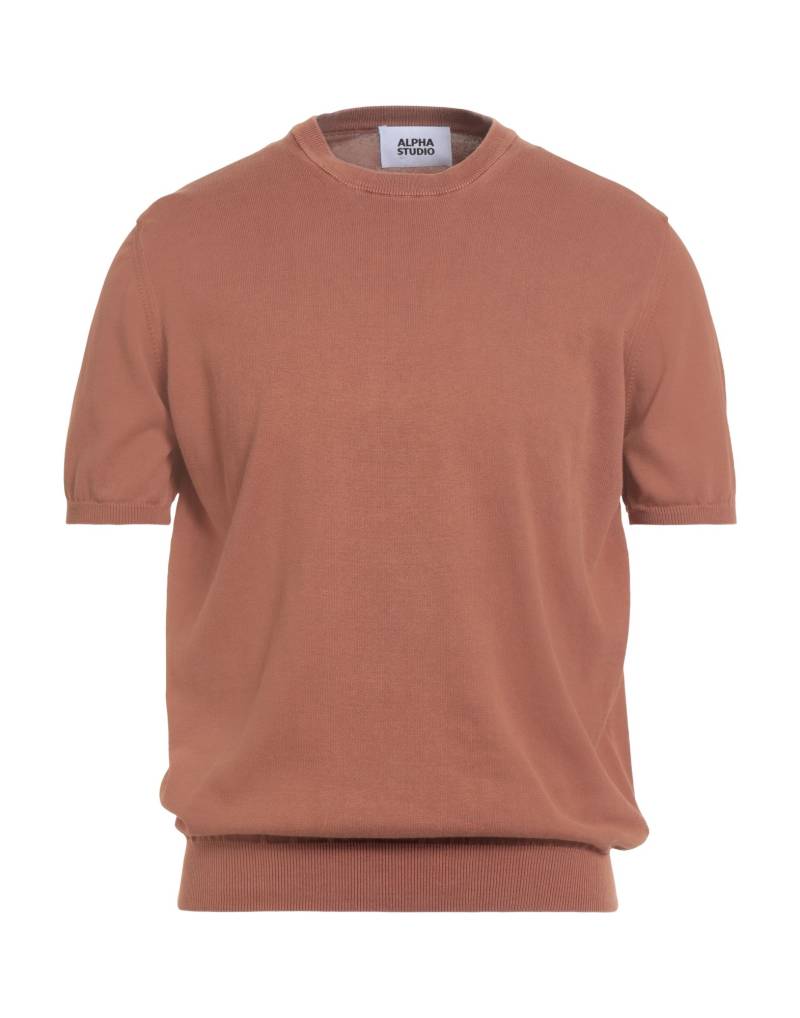 ALPHA STUDIO Pullover Herren Kamel von ALPHA STUDIO