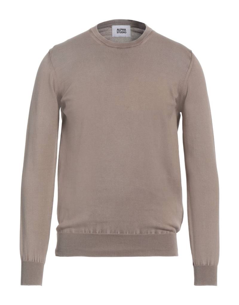 ALPHA STUDIO Pullover Herren Khaki von ALPHA STUDIO