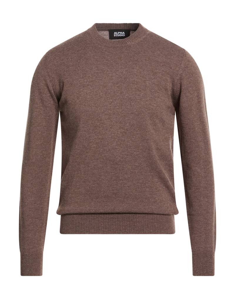 ALPHA STUDIO Pullover Herren Khaki von ALPHA STUDIO