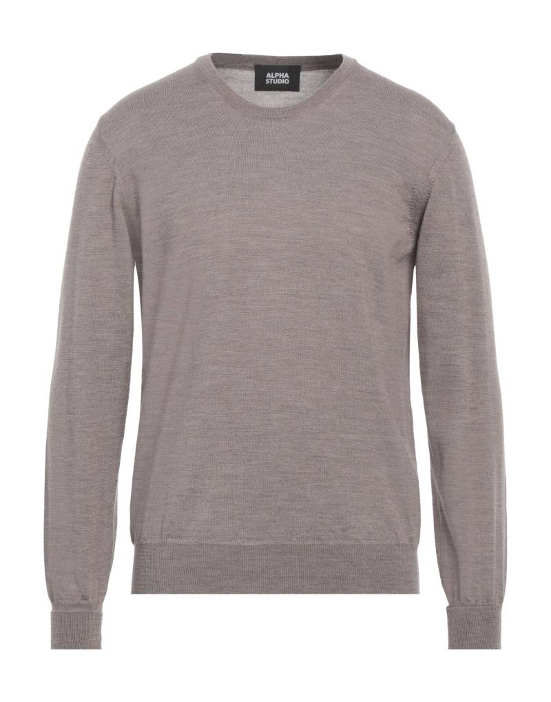 ALPHA STUDIO Pullover Herren Maulwurfsgrau von ALPHA STUDIO