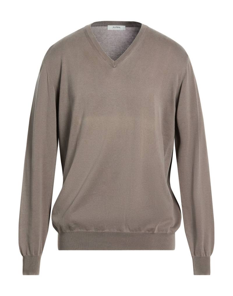 ALPHA STUDIO Pullover Herren Maulwurfsgrau von ALPHA STUDIO