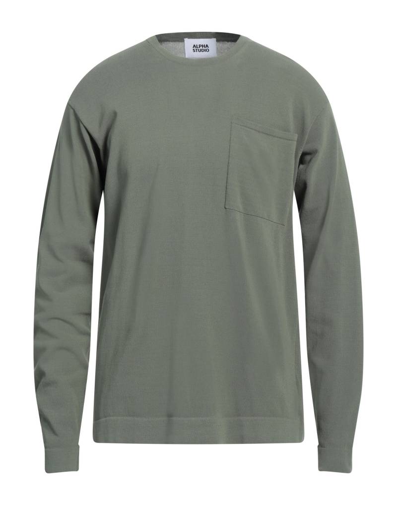 ALPHA STUDIO Pullover Herren Militärgrün von ALPHA STUDIO