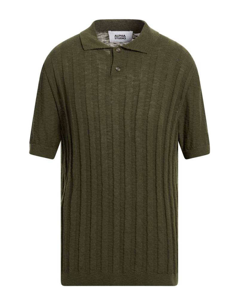ALPHA STUDIO Pullover Herren Militärgrün von ALPHA STUDIO
