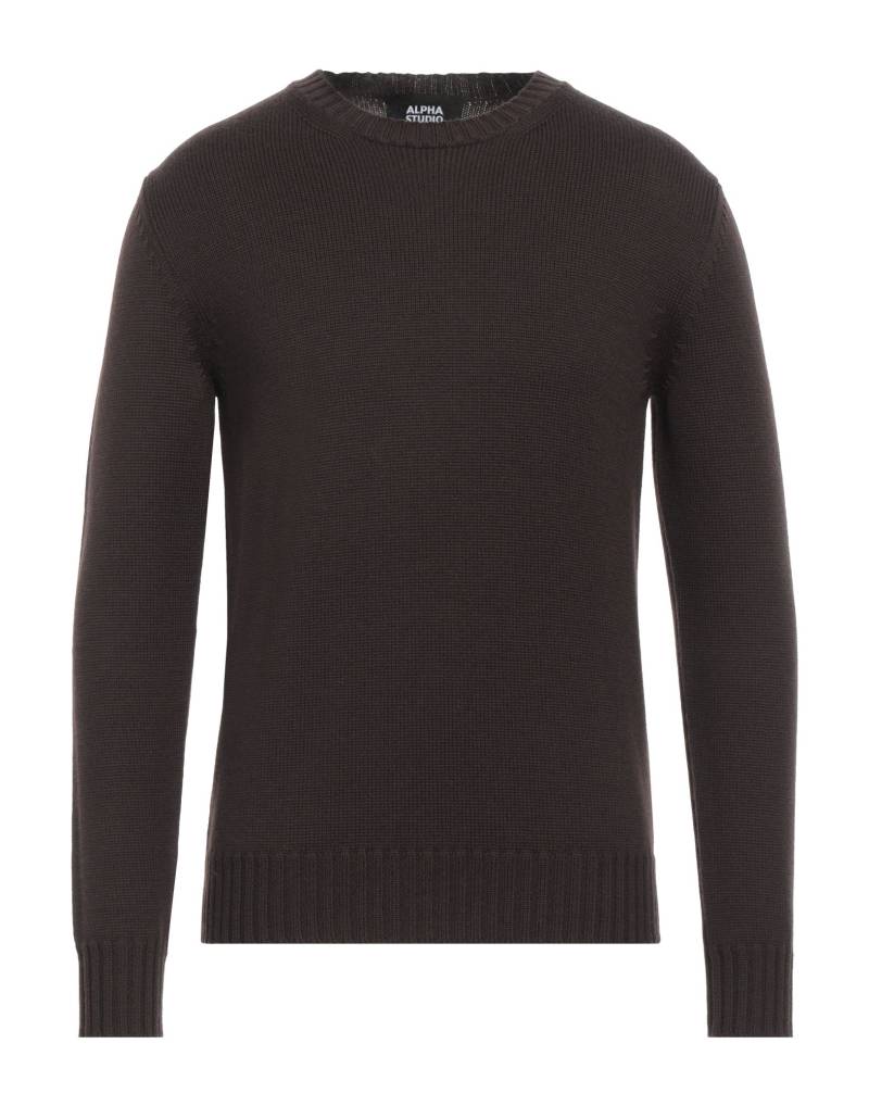 ALPHA STUDIO Pullover Herren Schokobraun von ALPHA STUDIO