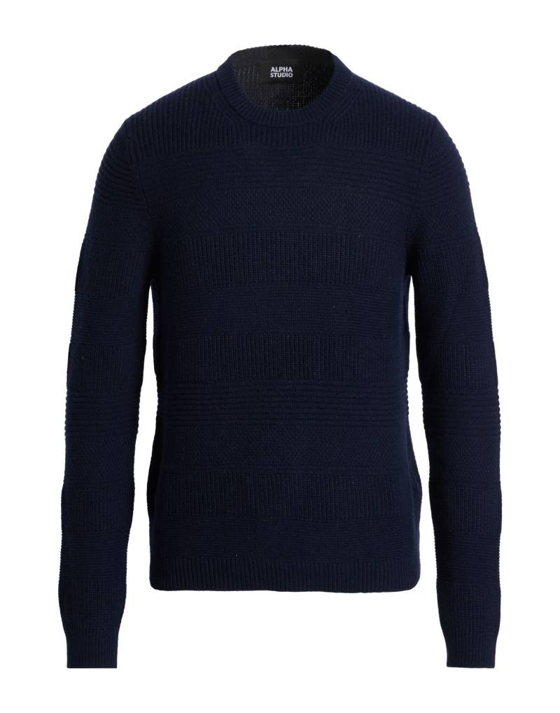 ALPHA STUDIO Pullover Herren Nachtblau von ALPHA STUDIO