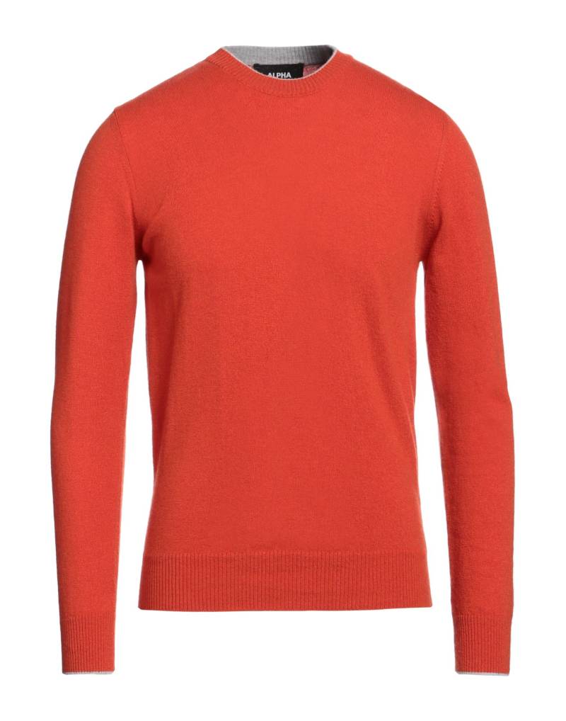 ALPHA STUDIO Pullover Herren Orange von ALPHA STUDIO