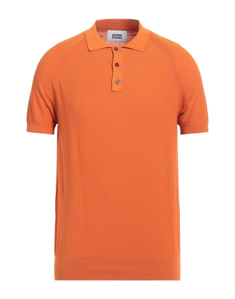 ALPHA STUDIO Pullover Herren Orange von ALPHA STUDIO