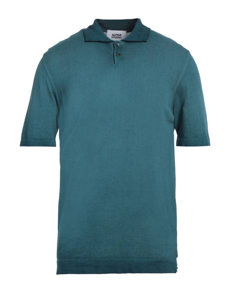 ALPHA STUDIO Pullover Herren Aquamarin von ALPHA STUDIO