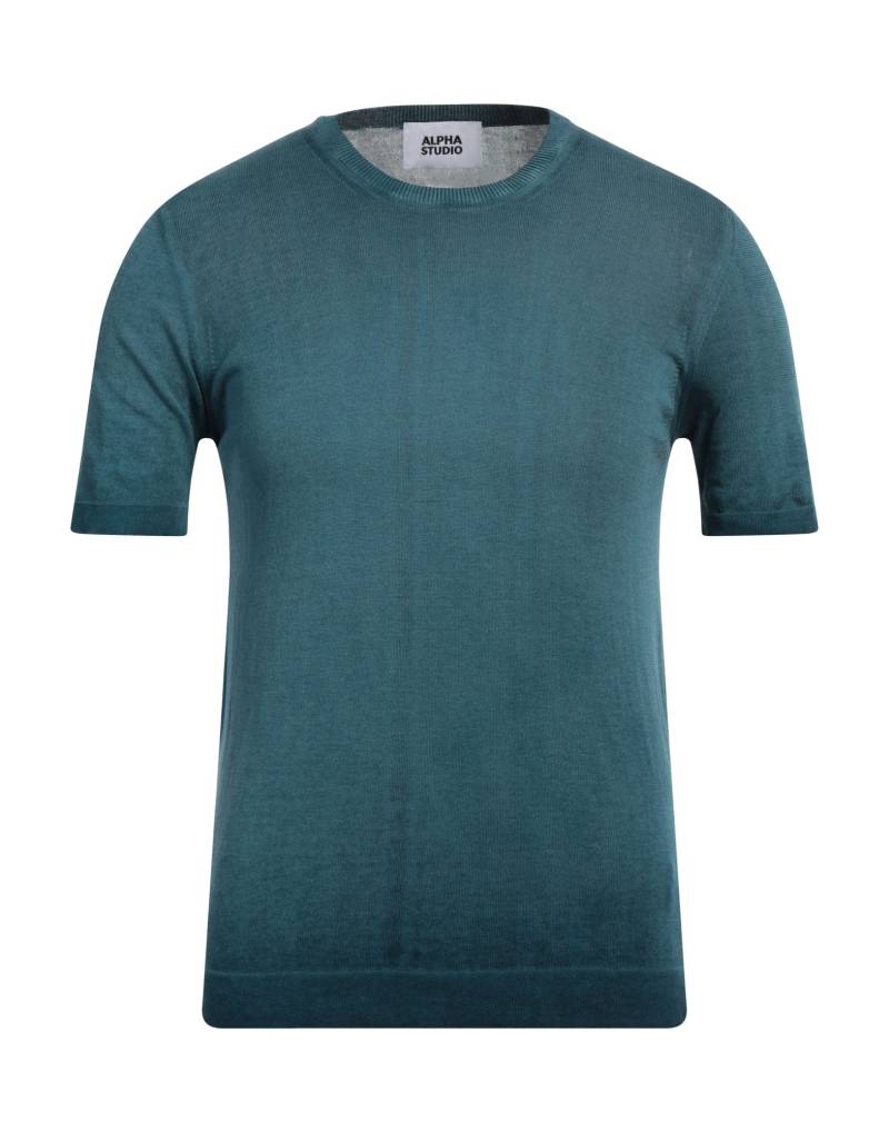 ALPHA STUDIO Pullover Herren Aquamarin von ALPHA STUDIO