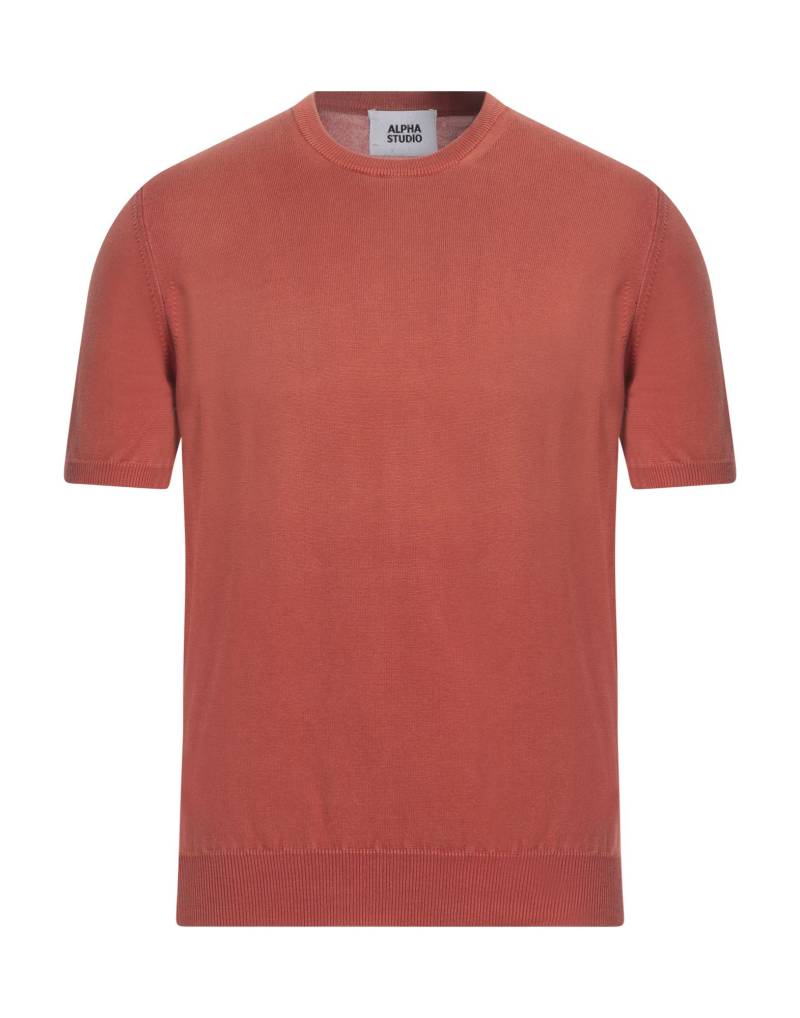 ALPHA STUDIO Pullover Herren Rostrot von ALPHA STUDIO