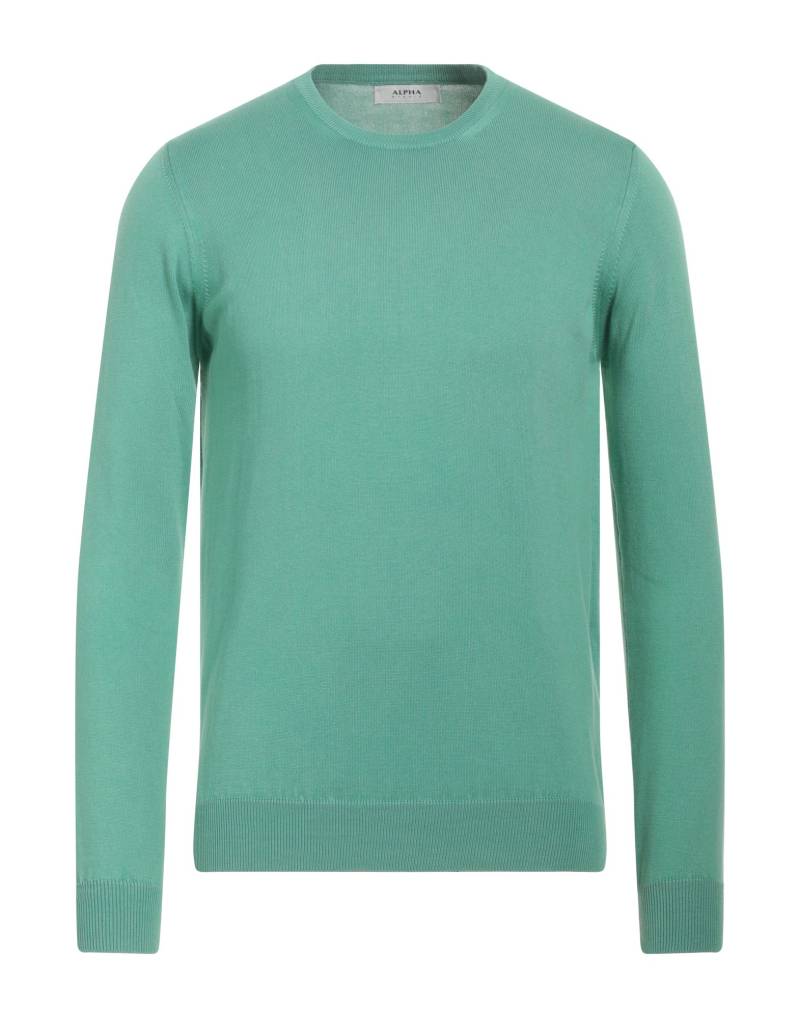 ALPHA STUDIO Pullover Herren Säuregrün von ALPHA STUDIO