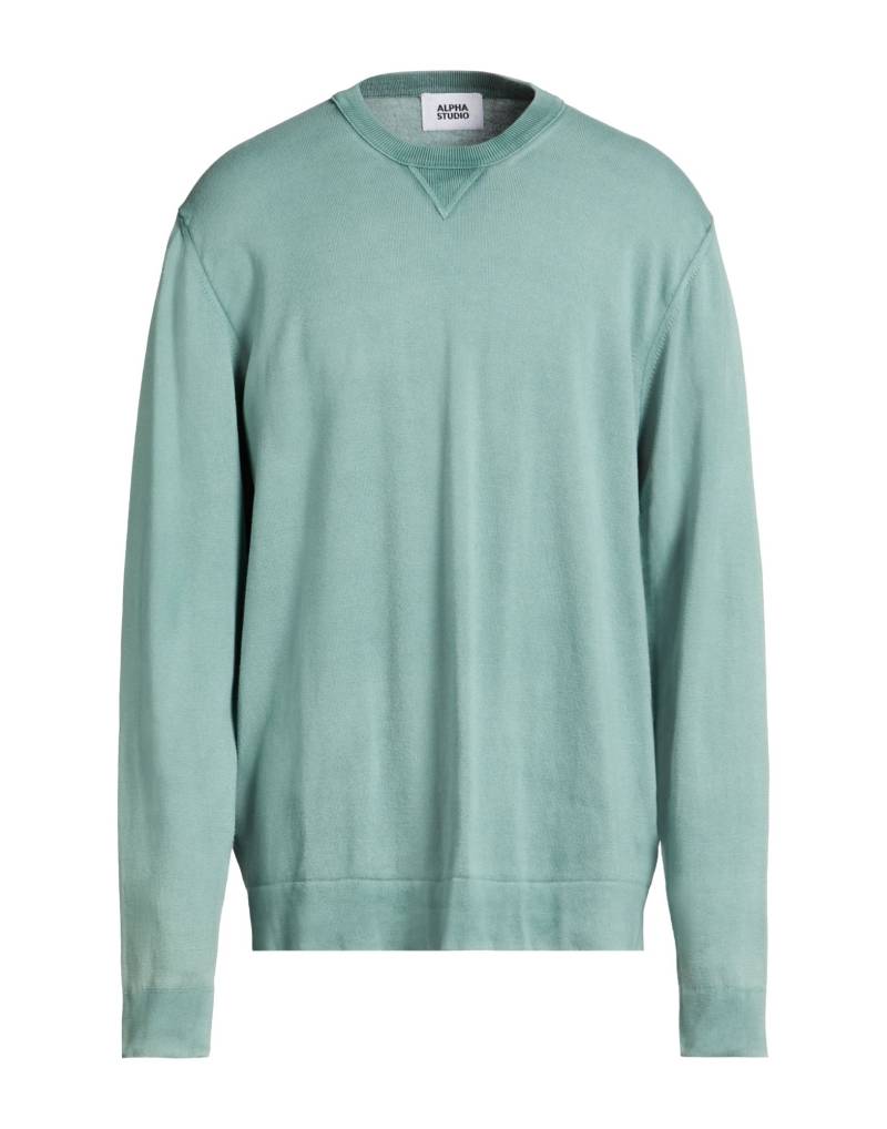 ALPHA STUDIO Pullover Herren Säuregrün von ALPHA STUDIO