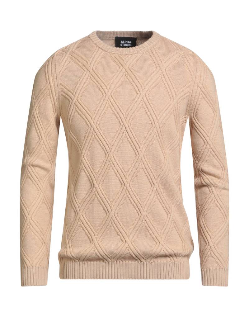 ALPHA STUDIO Pullover Herren Sand von ALPHA STUDIO