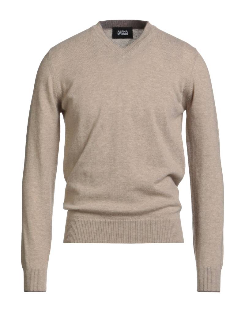 ALPHA STUDIO Pullover Herren Sand von ALPHA STUDIO
