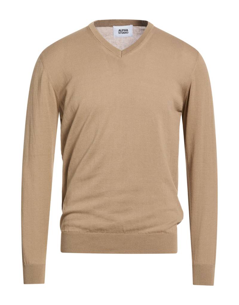 ALPHA STUDIO Pullover Herren Sand von ALPHA STUDIO