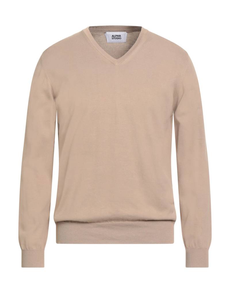 ALPHA STUDIO Pullover Herren Sand von ALPHA STUDIO