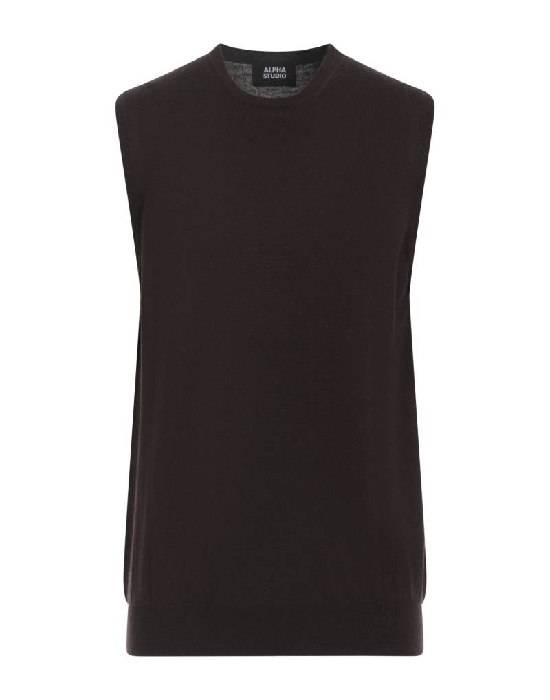 ALPHA STUDIO Pullover Herren Schokobraun von ALPHA STUDIO