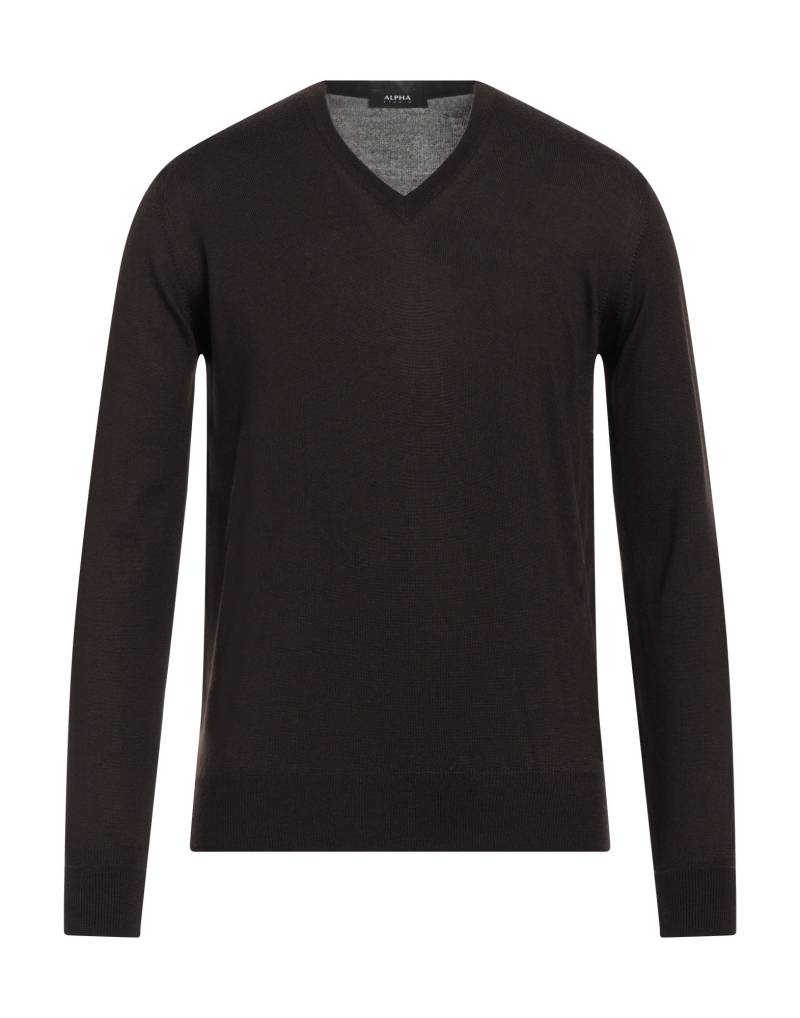 ALPHA STUDIO Pullover Herren Schokobraun von ALPHA STUDIO