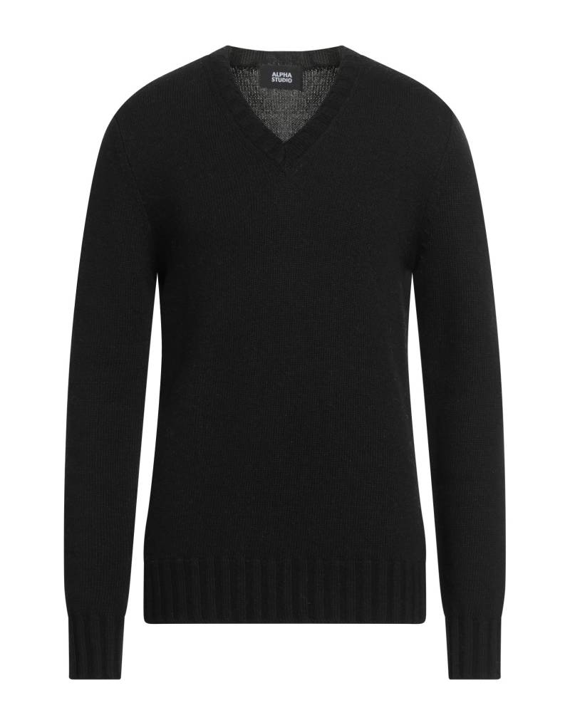 ALPHA STUDIO Pullover Herren Schwarz von ALPHA STUDIO