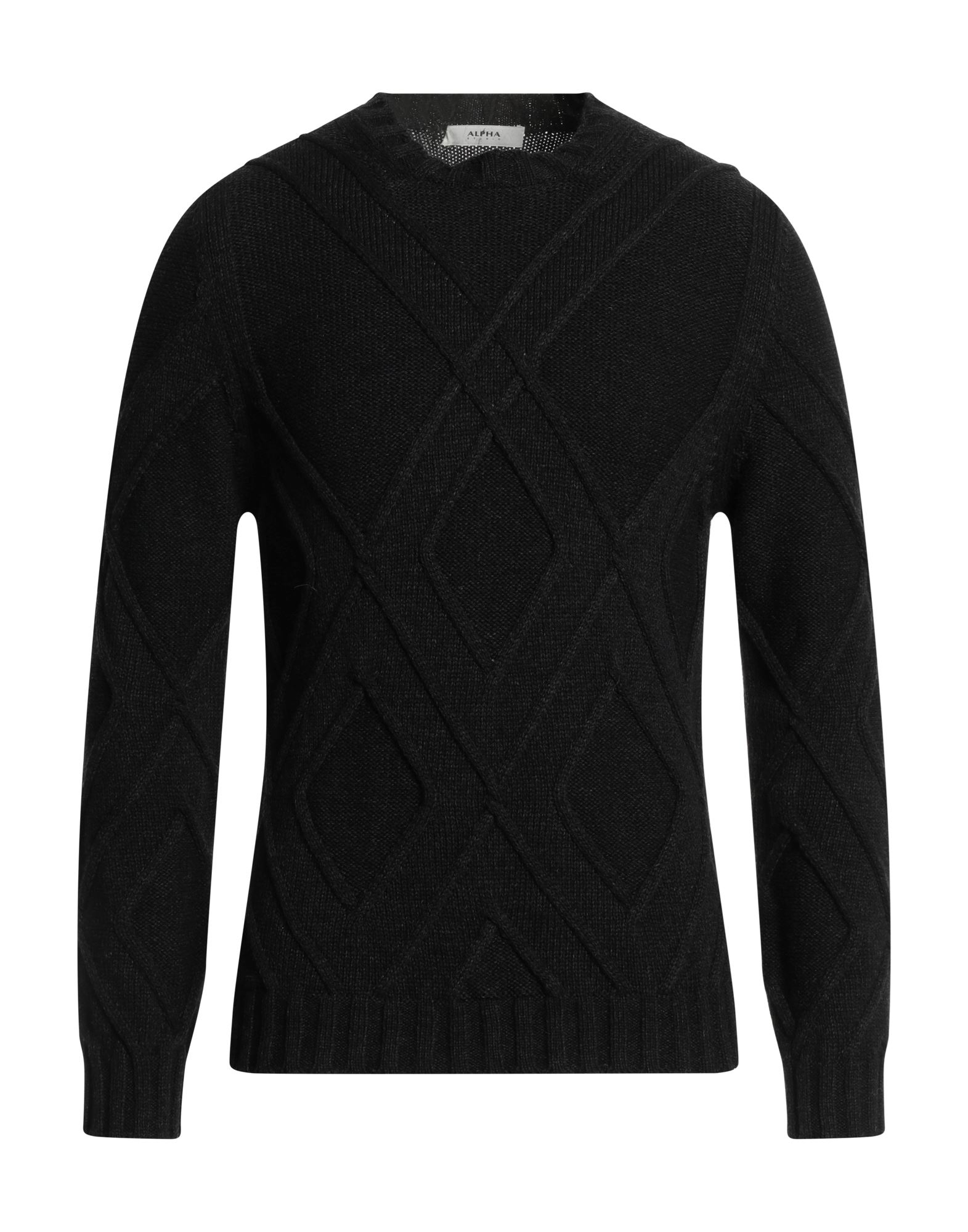 ALPHA STUDIO Pullover Herren Schwarz von ALPHA STUDIO