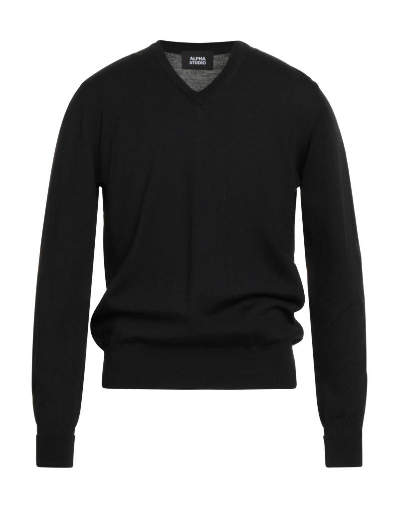 ALPHA STUDIO Pullover Herren Schwarz von ALPHA STUDIO