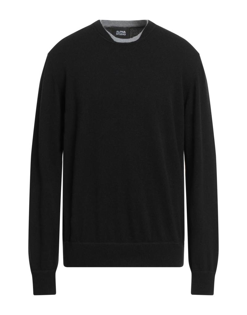 ALPHA STUDIO Pullover Herren Schwarz von ALPHA STUDIO